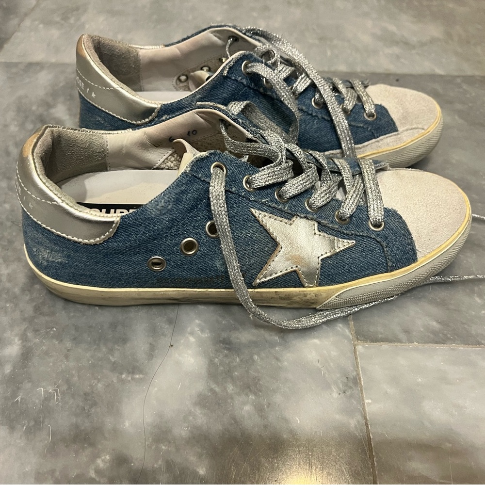 $300 Denim Superstar Golde
Goose